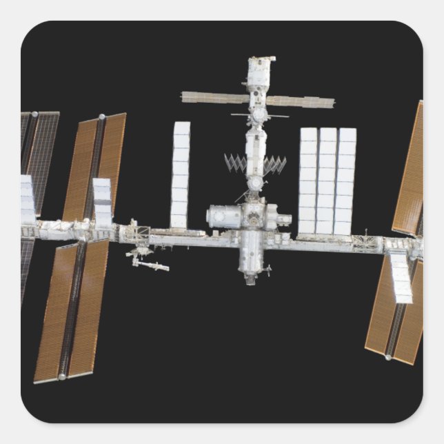 International Space Station 26 Square Sticker (Front)