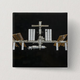 International Space Station 3 2 Inch Square Button