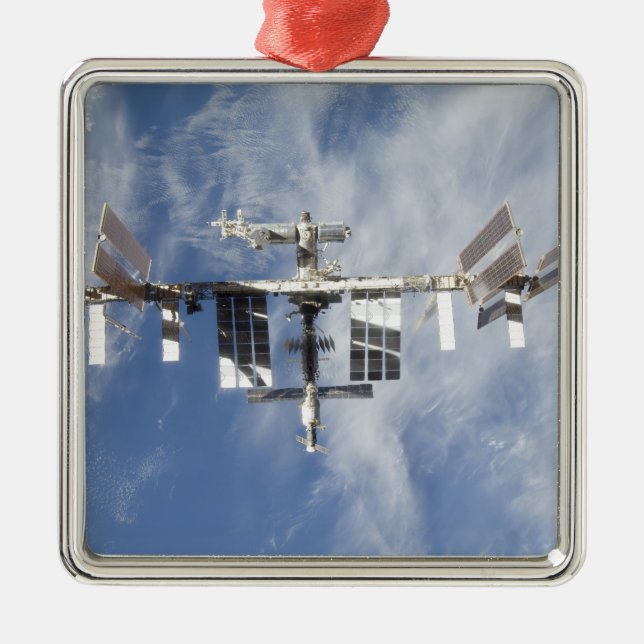 International Space Station 4 Metal Ornament (Front)