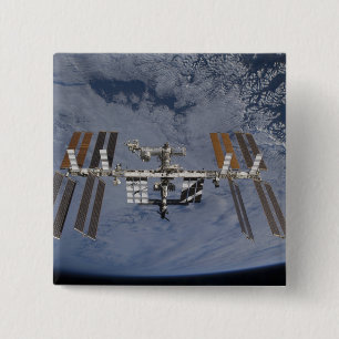 International Space Station 5 2 Inch Square Button