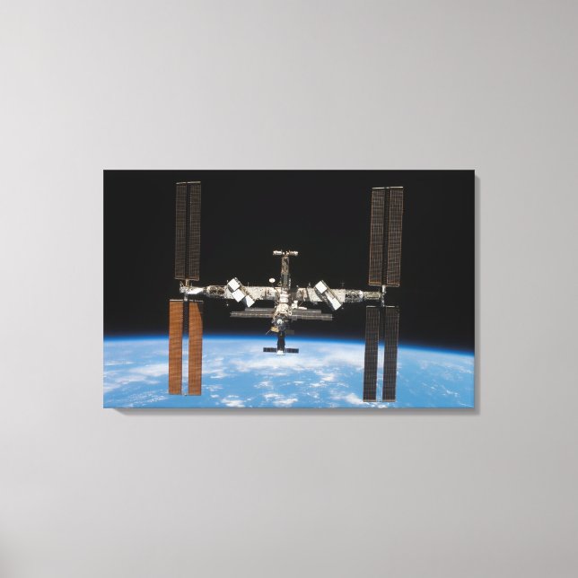 International Space Station 5 Canvas Print (Front)