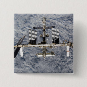 International Space Station 6 2 Inch Square Button