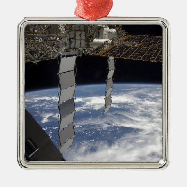 International Space Station 7 Metal Ornament (Front)