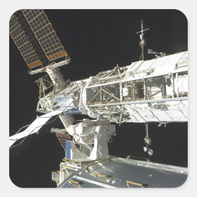International Space Station 8 Square Sticker (Front)