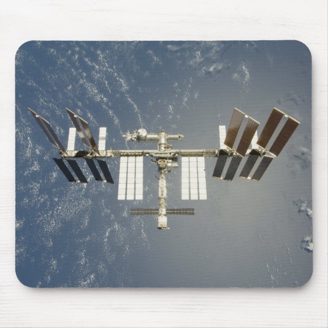 International Space Station backdropped Mouse Pad (Front)
