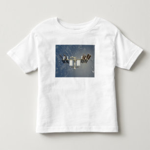 International Space Station backdropped Toddler T-shirt