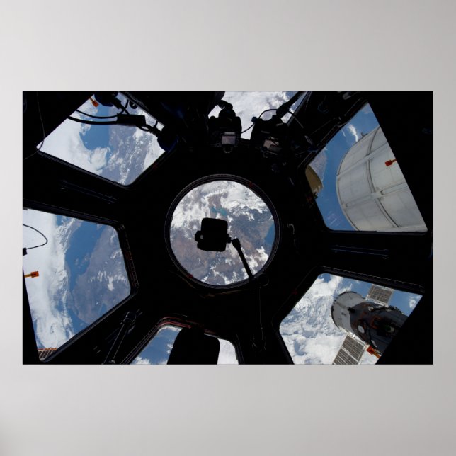 International Space Station Cupola Poster (Front)