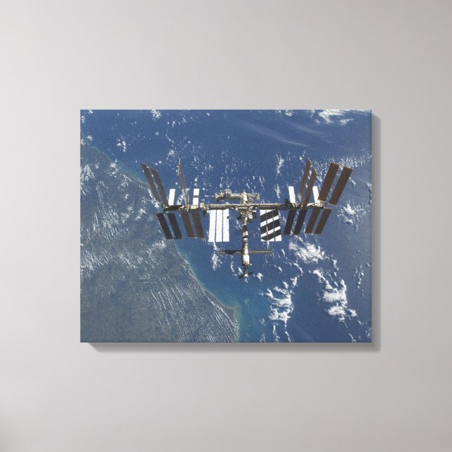 International Space Station in orbit 3 Canvas Print (Front)