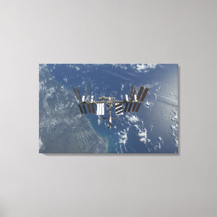 International Space Station in orbit 3 Canvas Print