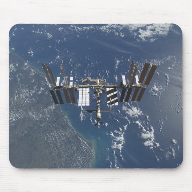 International Space Station in orbit 3 Mouse Pad (Front)
