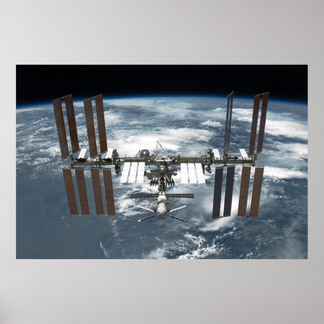 International Space Station (ISS) Poster (Front)