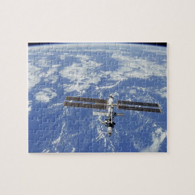 International Space Station orbiting Earth Jigsaw Puzzle (Horizontal)