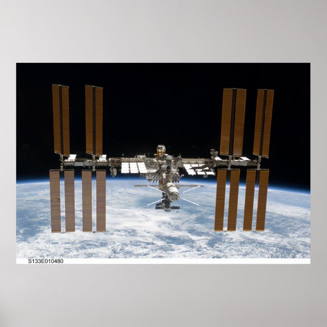 International Space Station Poster ISS (Front)