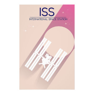 International Space Station space art. Photo Print