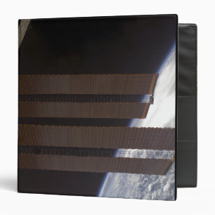 International Space Station's solar array panel Binder