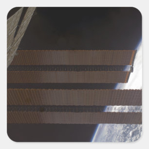 International Space Station's solar array panel Square Sticker