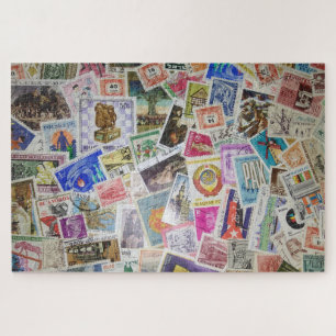 International Stamp Collection Jigsaw Puzzle