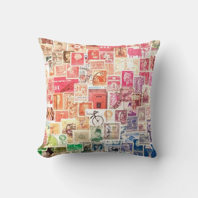 International Stamp Pillow (Front)