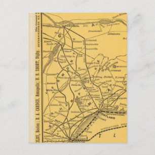 International Steamship Routes, Nova Scotia Postcard