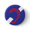 International Symbol for Deaf, Red, White & Blue