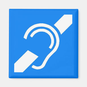 International Symbol for the Deaf Magnet