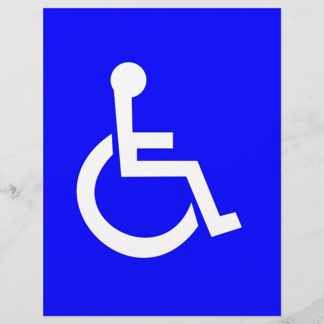 International symbol of access flyer (Front)