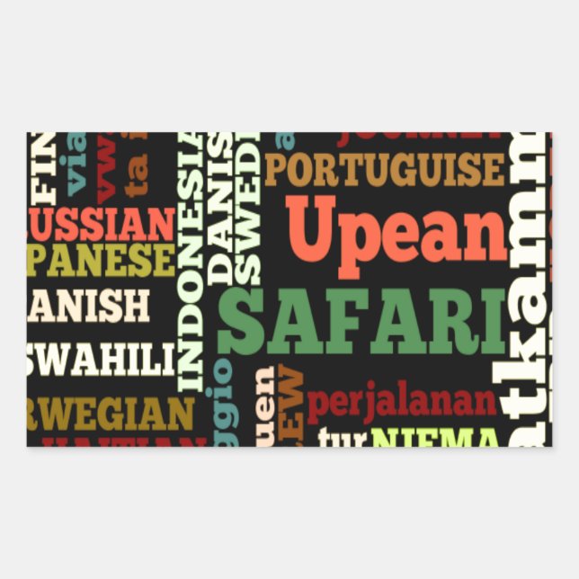 International Travel Blessings Sticker (Front)