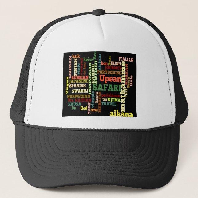 International Travel Blessings Trucker Hat (Front)