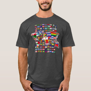 International Travelling World Traveller Cartograp T-Shirt