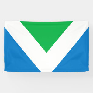 International Vegan Flag Banner