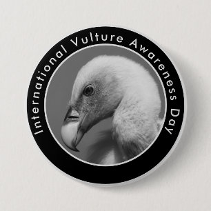 International Vulture Awareness Day 3 Inch Round Button