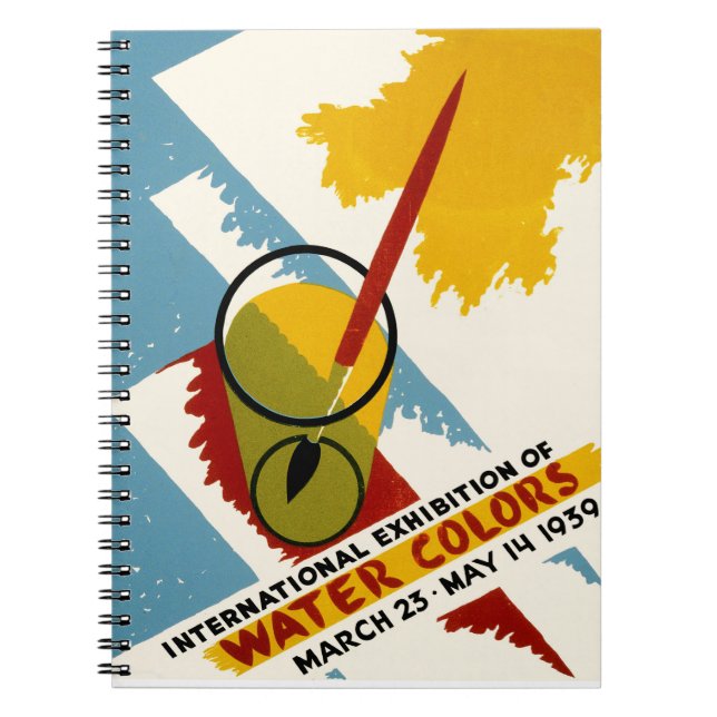 International Water Colour Exhibition Notebook (Front)