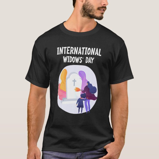 International Widows Day United Nations T-Shirt (Front)