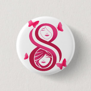 , International Women’s Day 1 Inch Round Button