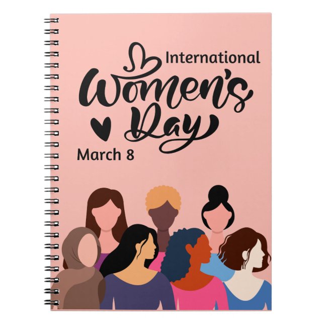 International Women’s Day 2025 Notebook (Front)