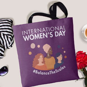 International Women’s Day 2026 Balance The Scales Tote Bag