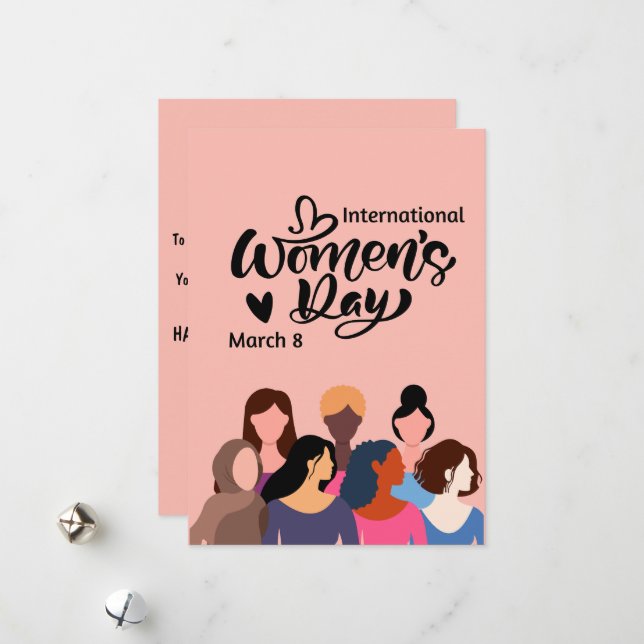 International Women's Day 2026 Holiday Card | Zazzle