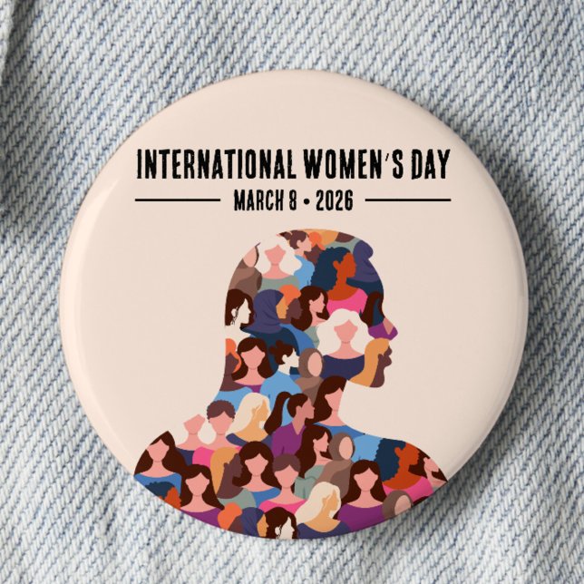 International Women’s Day 2 Inch Round Button (Creator Uploaded)