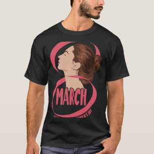 International Women s Day  8 March 2023 girls powe T-Shirt