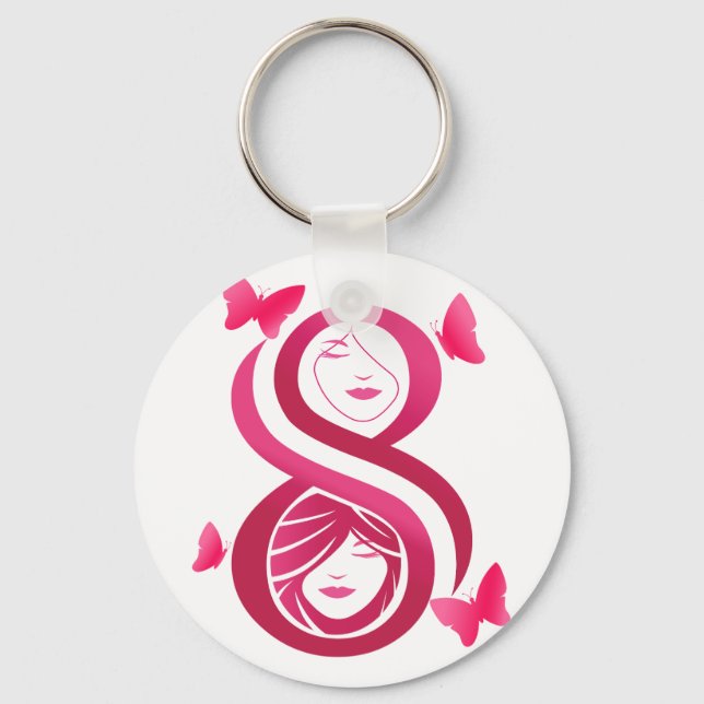 , International Women’s Day Keychain (Front)