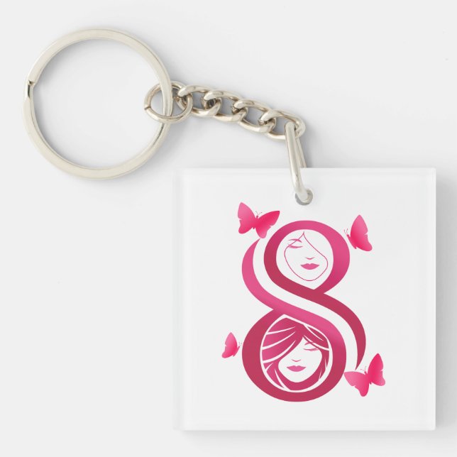 , International Women’s Day Keychain (Front)