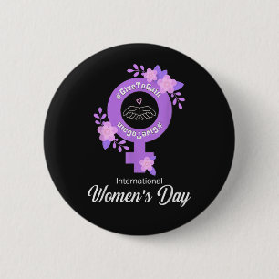 International Women’s Day March 8 2 Inch Round Button