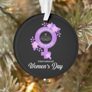 International Women’s Day March 8 Ornament