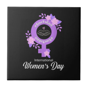International Women’s Day March 8 Tile