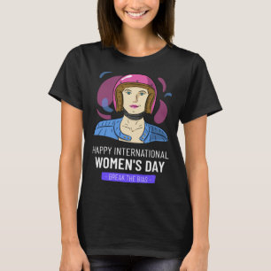 International Women s Day Scooter Embrace Equity 8 T-Shirt
