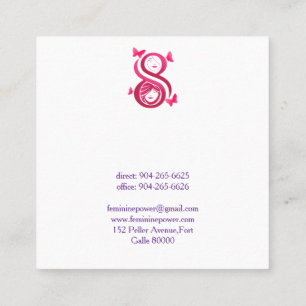 , International Women’s Day Square Business Card