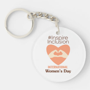 International Women's Day 2024 Inspire Inclusion Keychain
