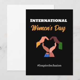 International Women's Day 2025 inclusion feminist Invitation