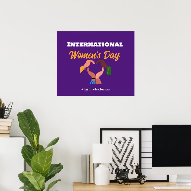  International Women's Day 2025 inclusion feminist Poster (Home Office)