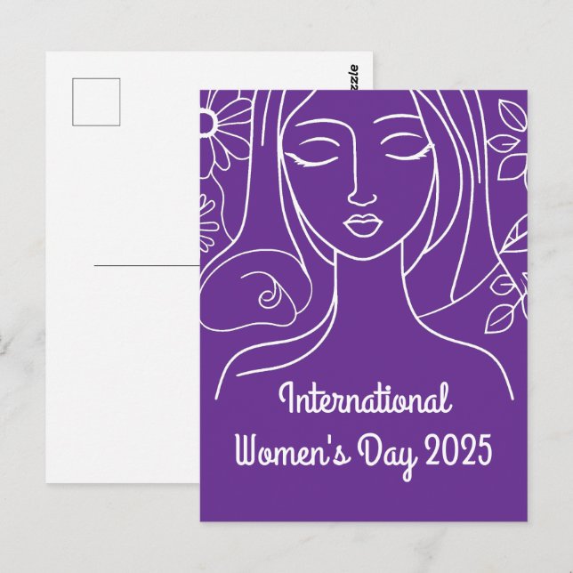  International Women's Day 2025 Postcard (Front/Back)